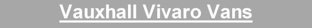 Vauxhall vivaro